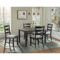 Weston home lexington dining set with on sale bench and 4 ladder back chairs